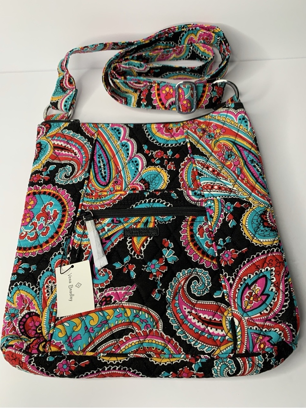 NWT Vera Bradley Parisian Paisley Hipster Quilted Crossbody Bag